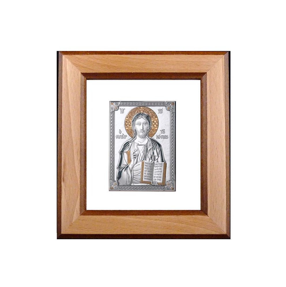 Cadre religieux Icône du Christ Pantocrator