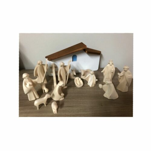 Santons de Noël en bois