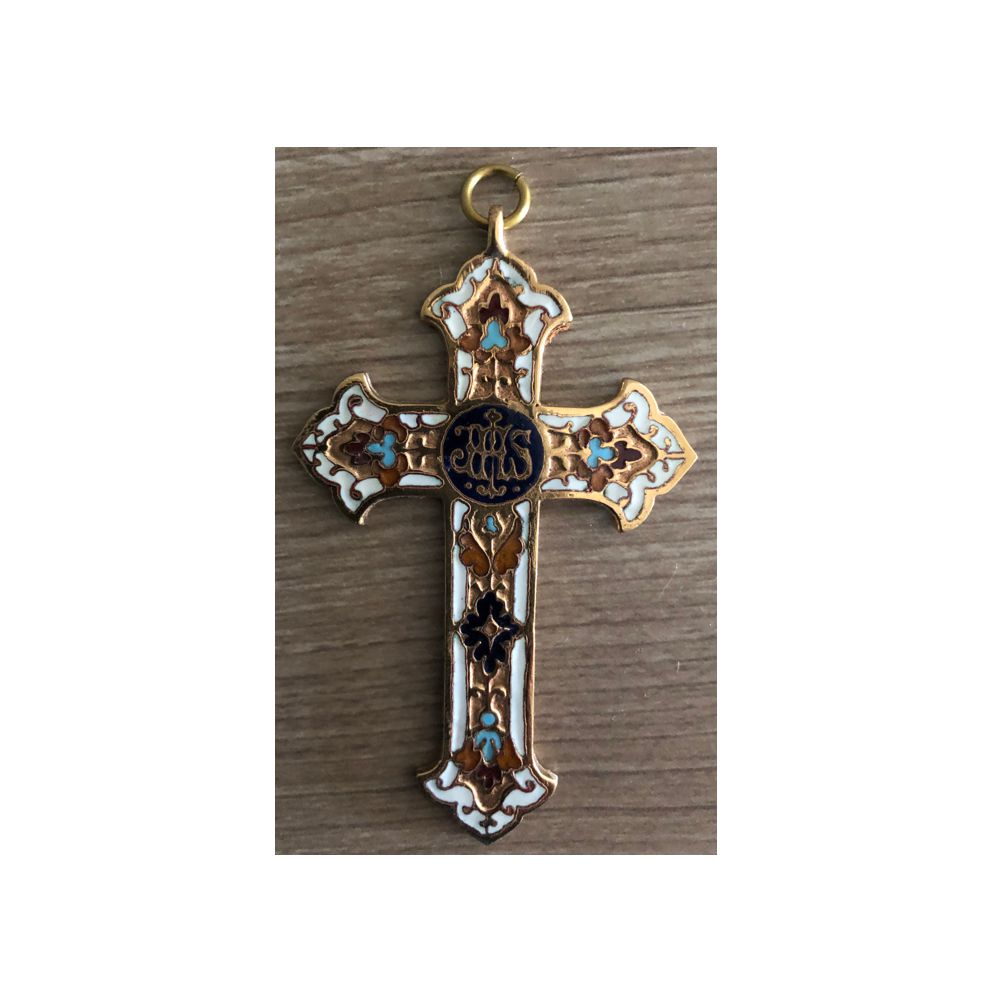 Croix religieuse "fond blanc"