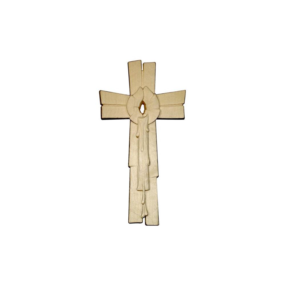 Croix avec une bougie