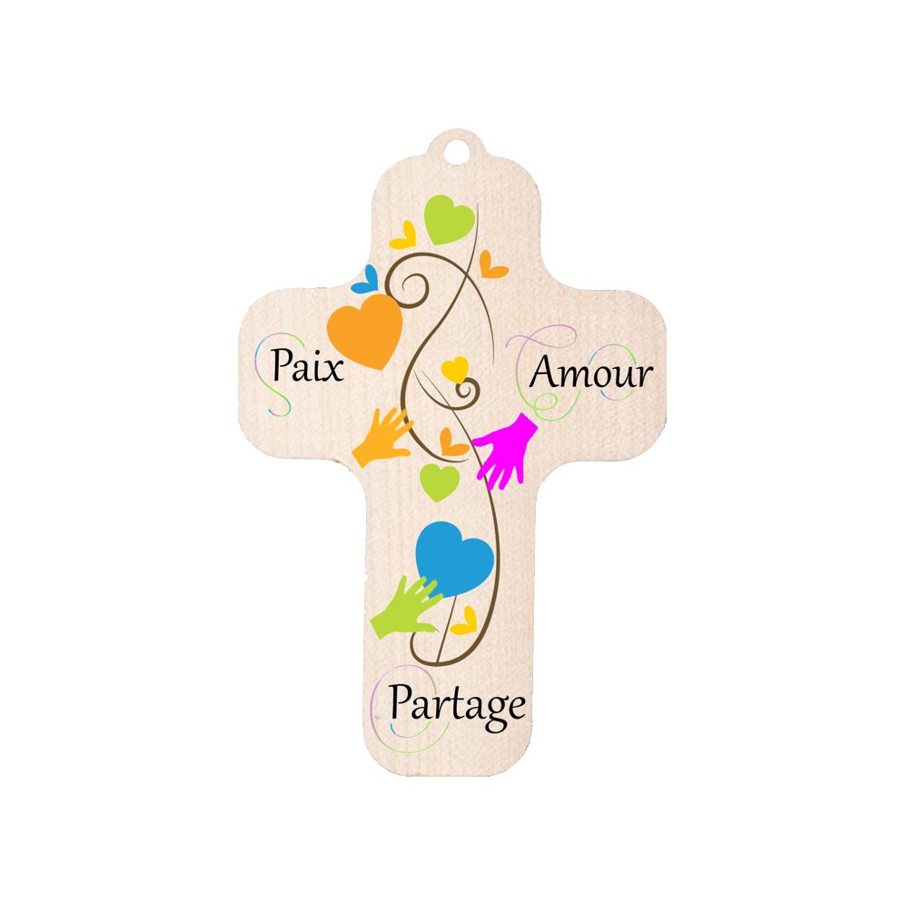 Croix Paix Amour Partage