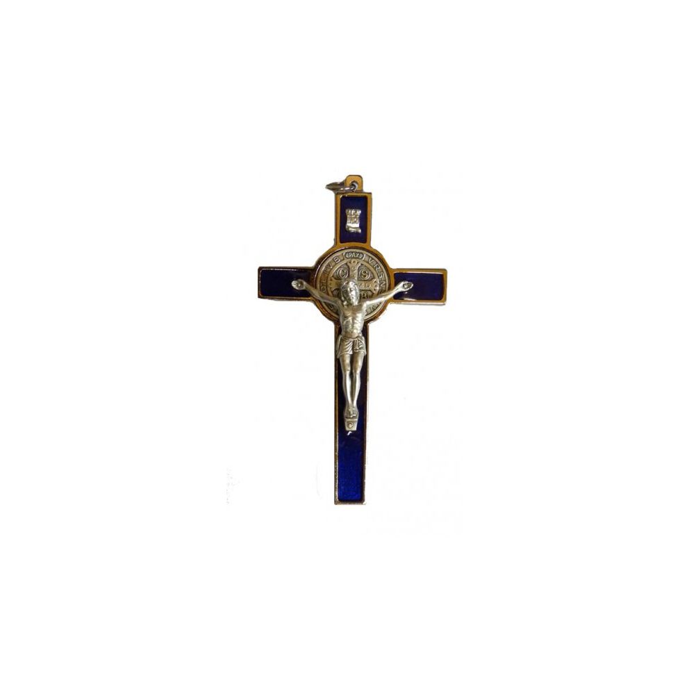Croix de Saint Benoit - bleu