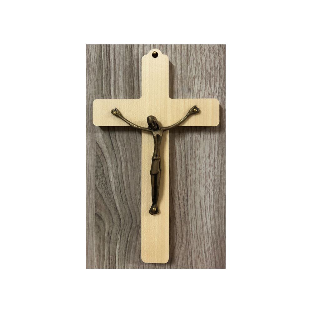Croix bois - Christ moderne