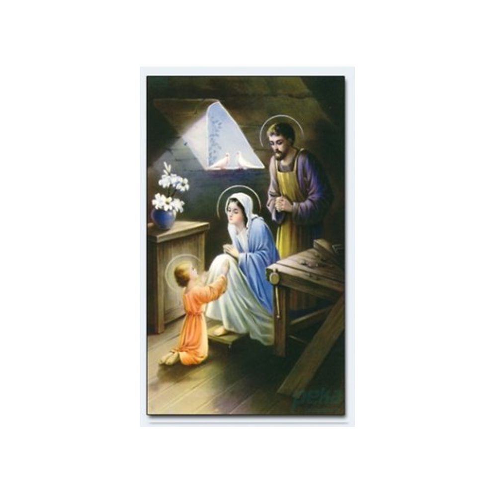 Image -Sainte Famille - Jésus à genoux