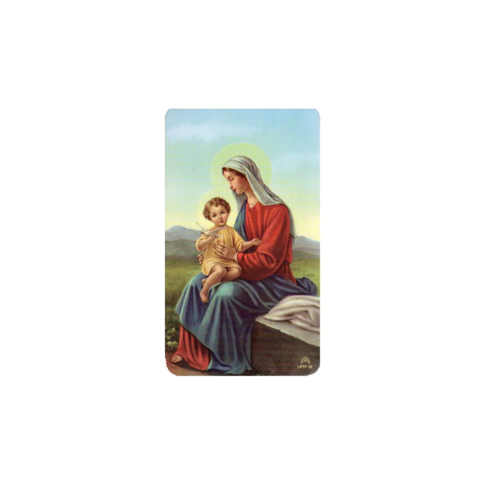 Image -Vierge à l'enfant - colombe